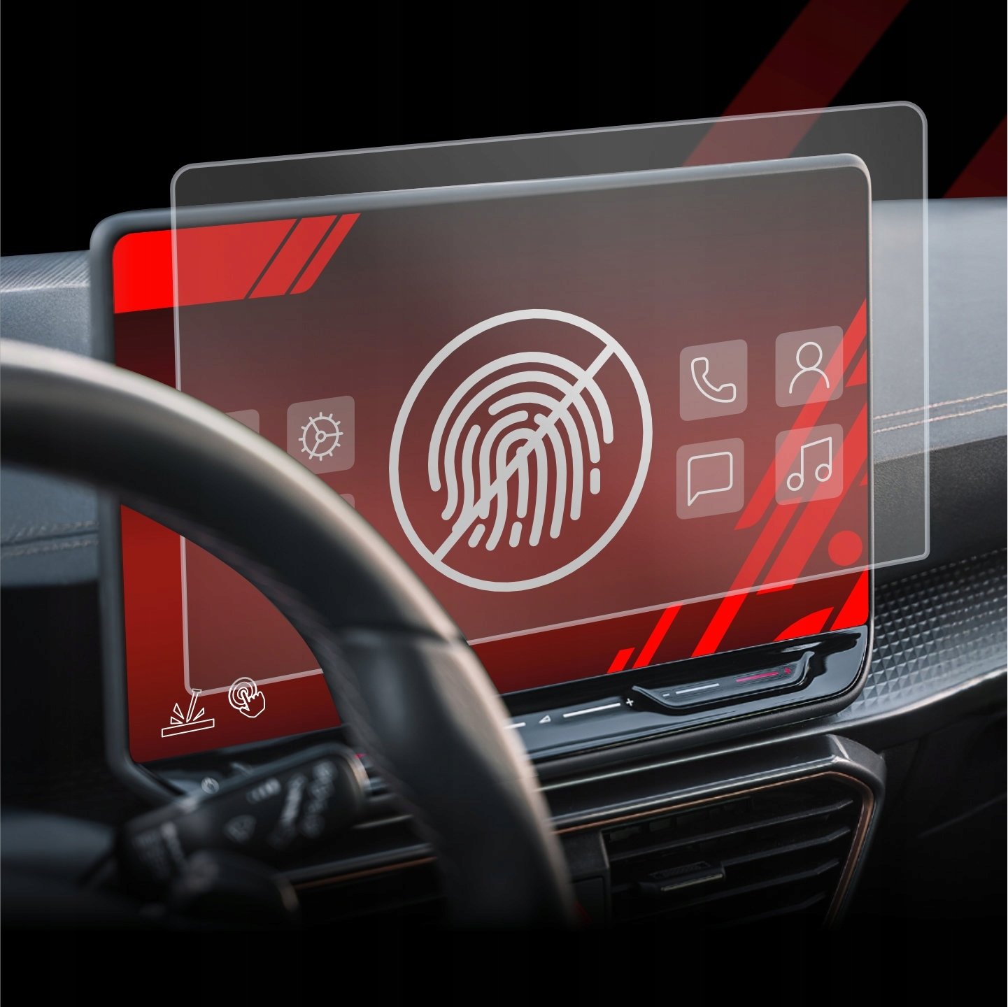 GrizzGlass  matowa CarDisplay Protection do BYD